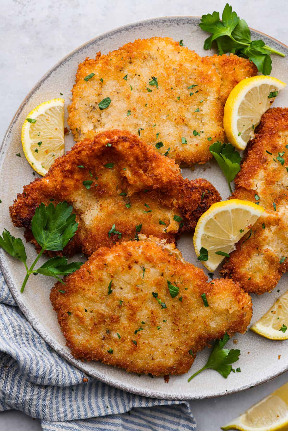 German-Style Pork Schnitzel with Apple and Sauerkraut