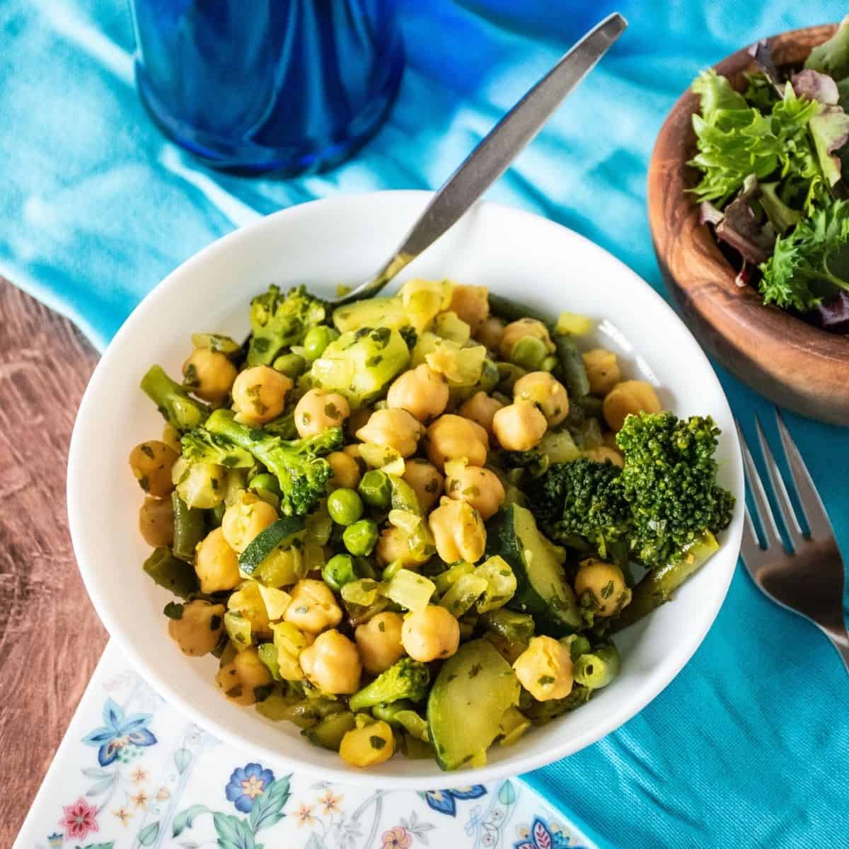 Upgraded Vegetable Hash with Crispy Tofu