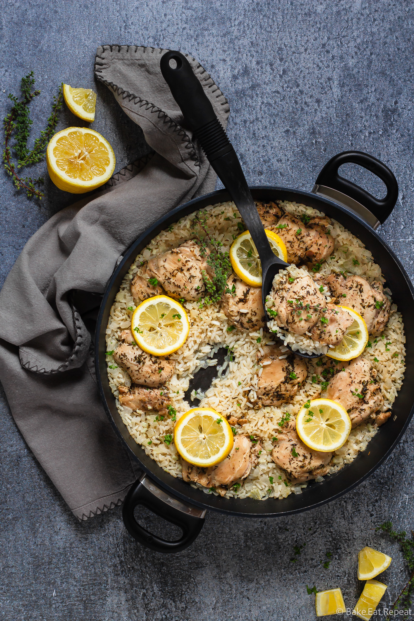 One-Pot Lemon and Thyme Chicken with Root Vegetables