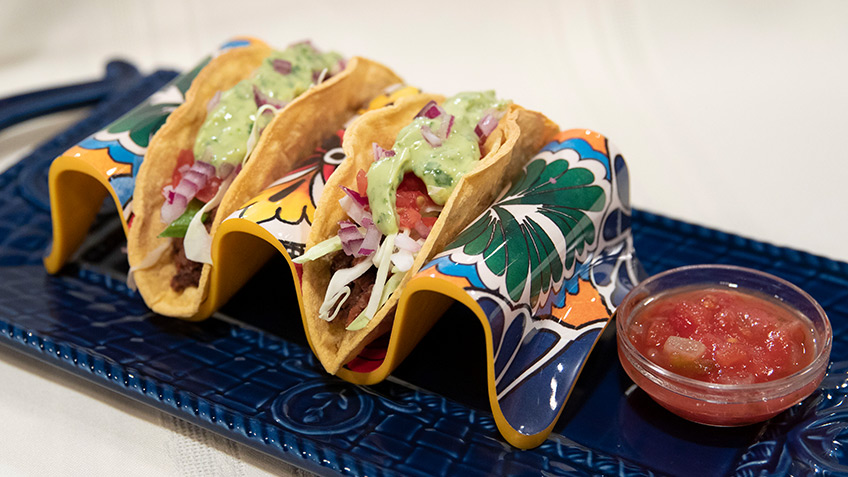 Chili-Infused Black Bean Tacos with Avocado