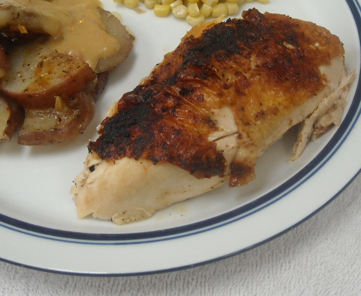 Herb-Roasted Chicken with Lemon Potatoes