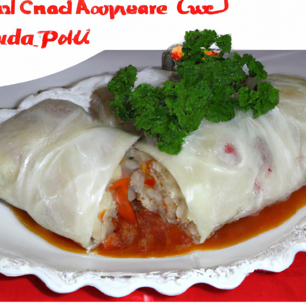Polish Cabbage Rolls with Beef and Mushroom Sauce
