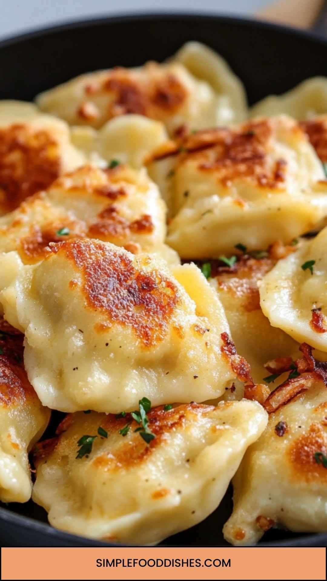 Homemade Polish Potato and Cheese Pierogi