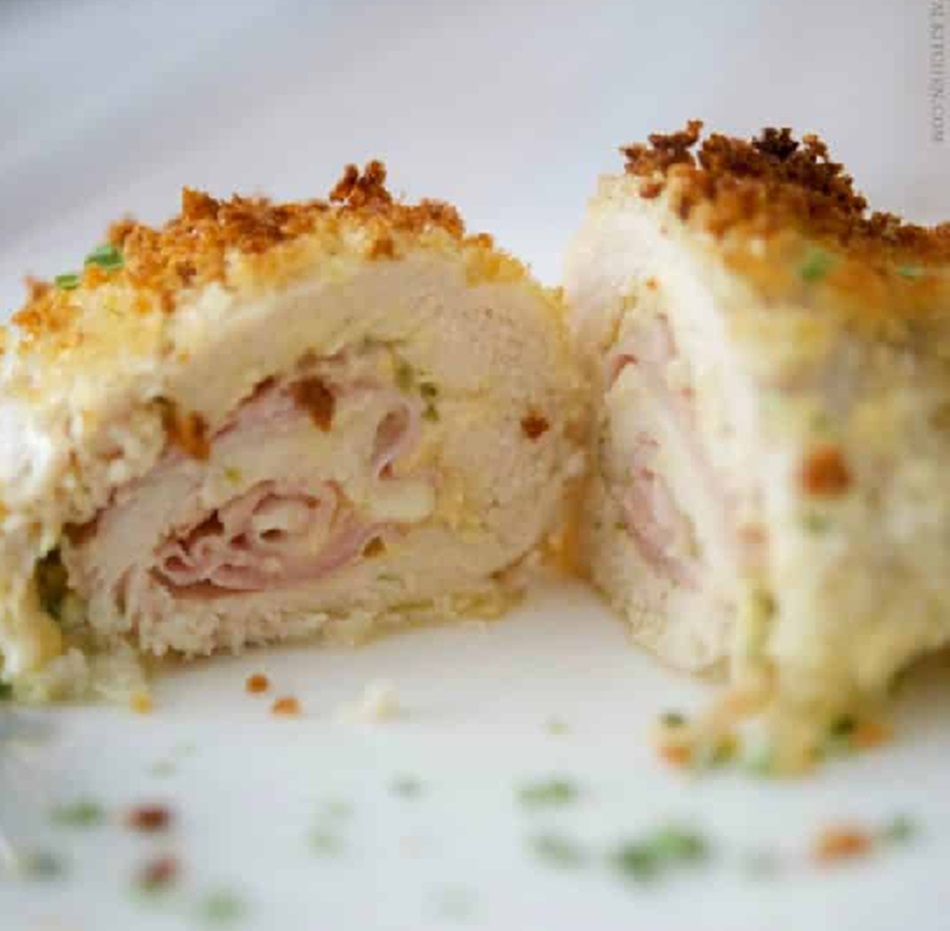 Baked Chicken Cordon Bleu
