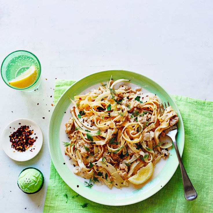 Sausage and Fennel Tagliatelle