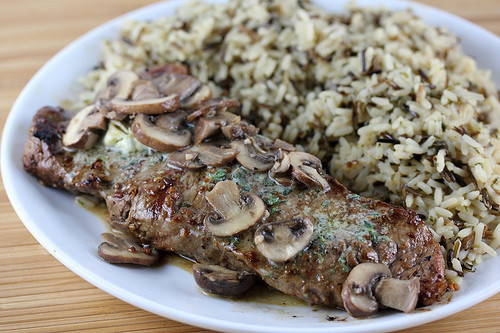 Sear-Grilled Chicken with Thyme Butter