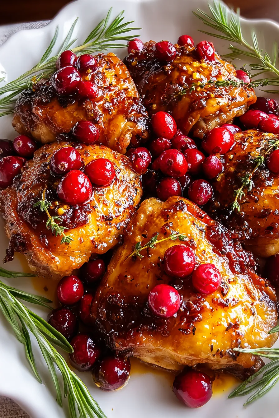 Bittersweet Orange Chicken Thighs