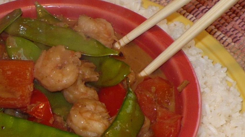 Korean Spicy Shrimp Stir-Fry