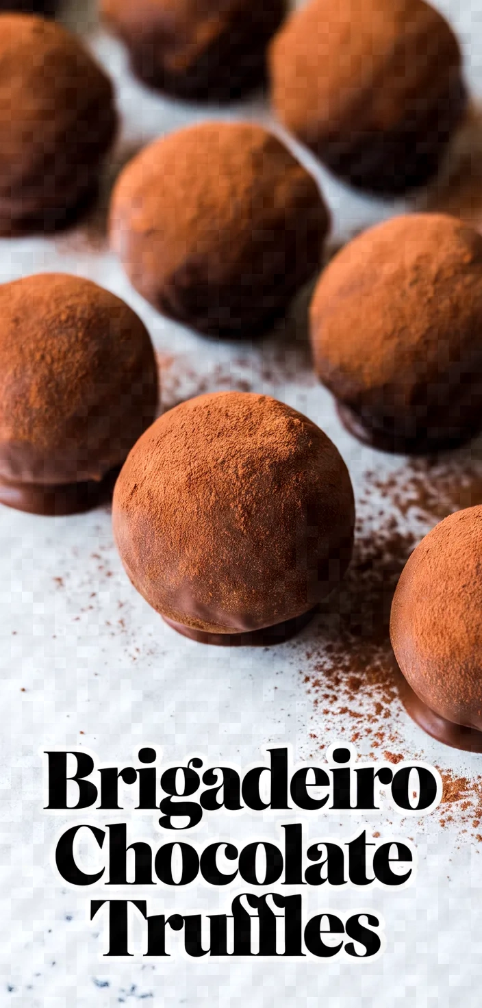 Chocolate Brigadeiro Truffles