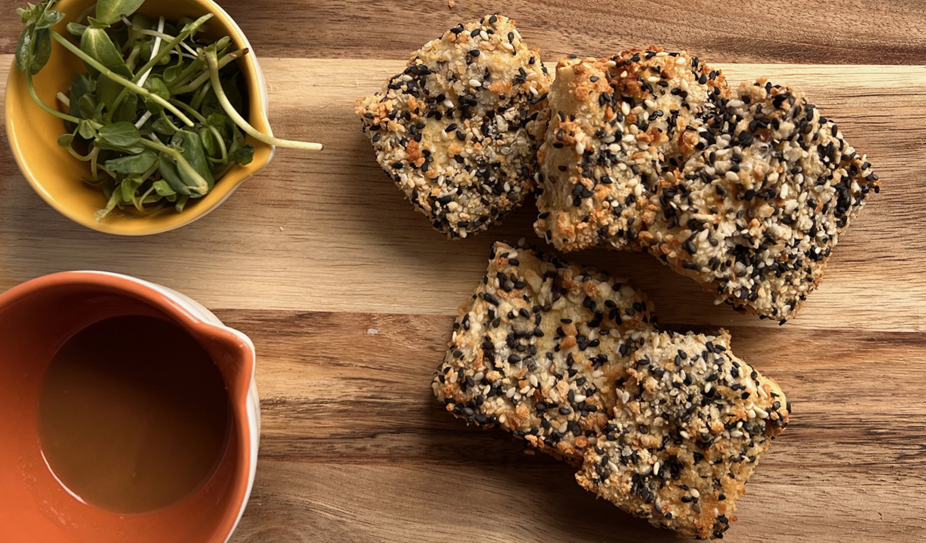 Miso-Soaked Tofu with Sesame Rice