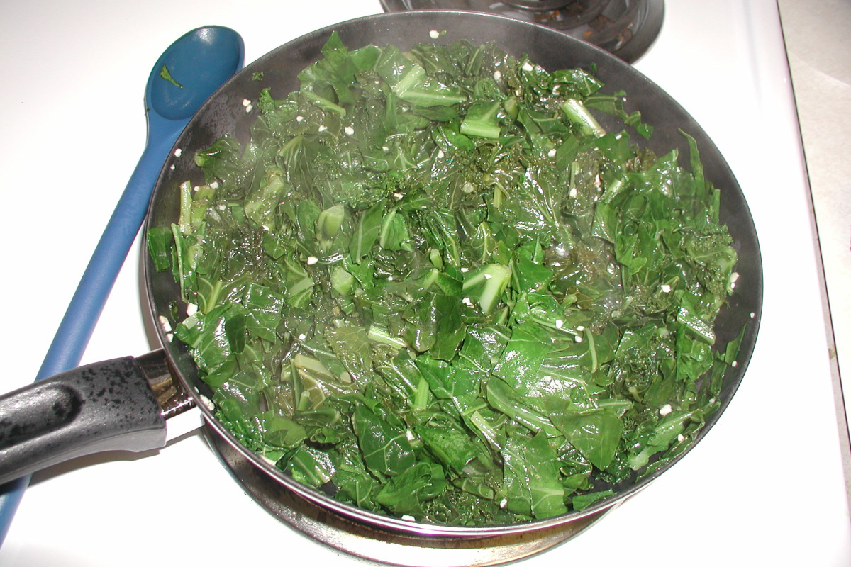 Spiced Collard Greens with Garlic and Lemon