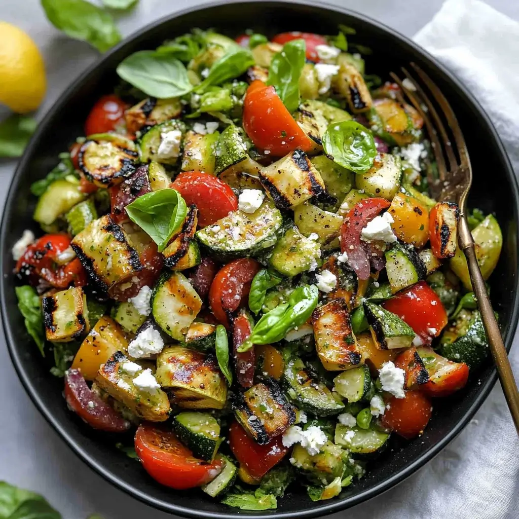 Garden Vegetable Salad with Lemon Vinaigrette