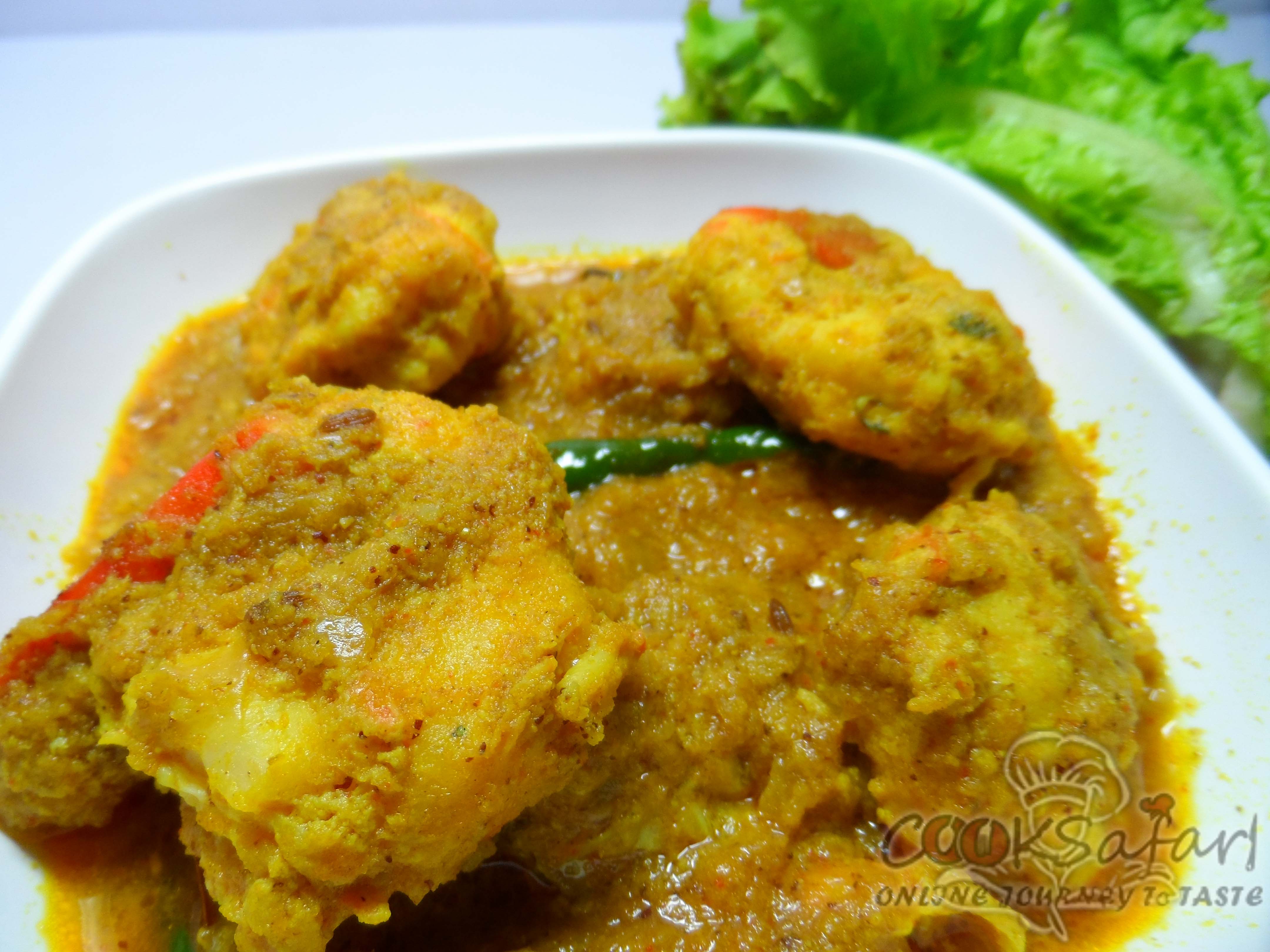 Chingri Malai Curry with Coconut Milk