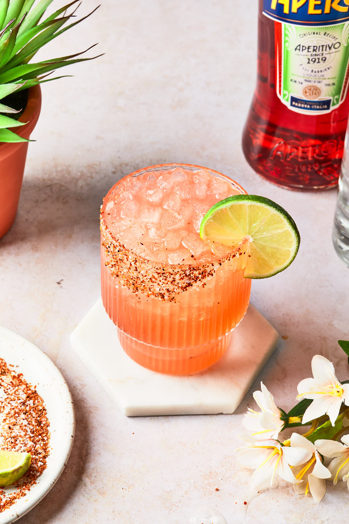 Grapefruit Aperol Soda Cocktail