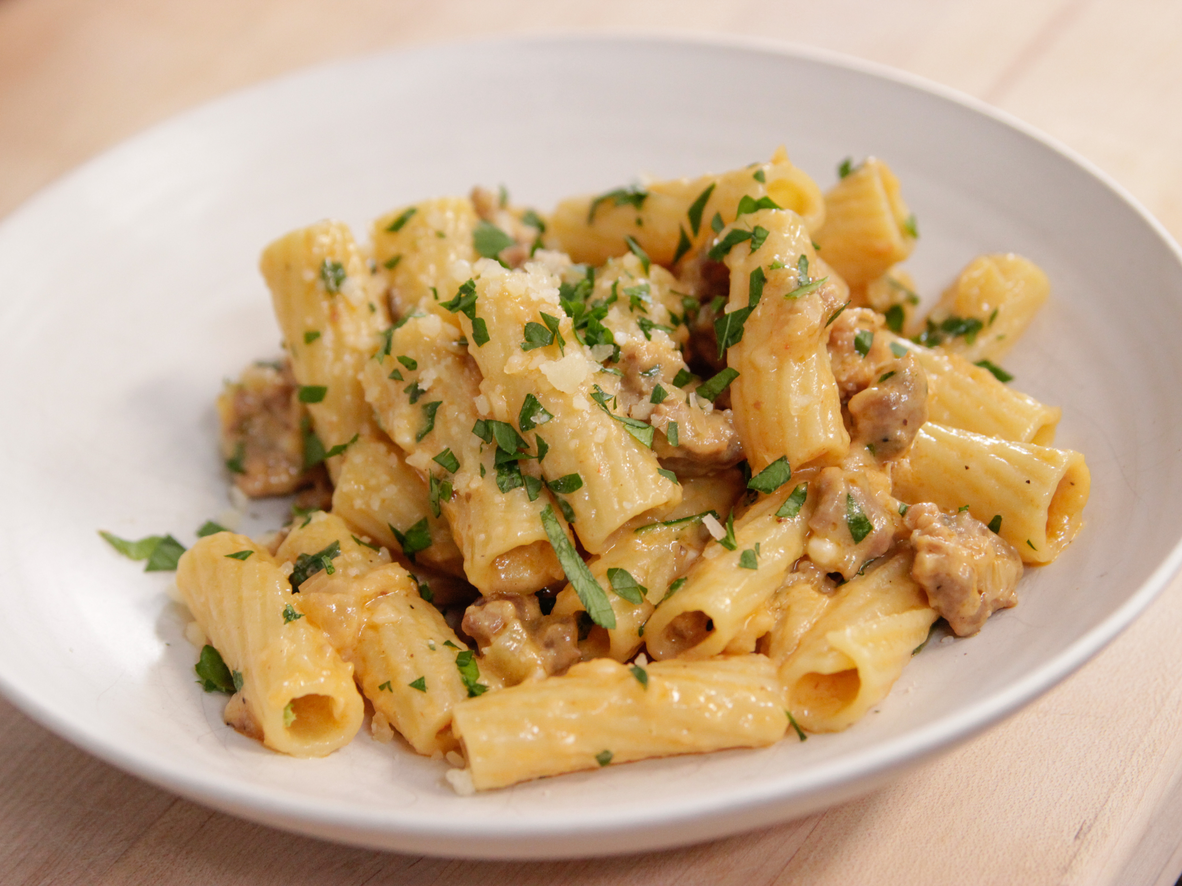 Fennel-Infused Sausage and Roasted Cherry Tomato Pasta
