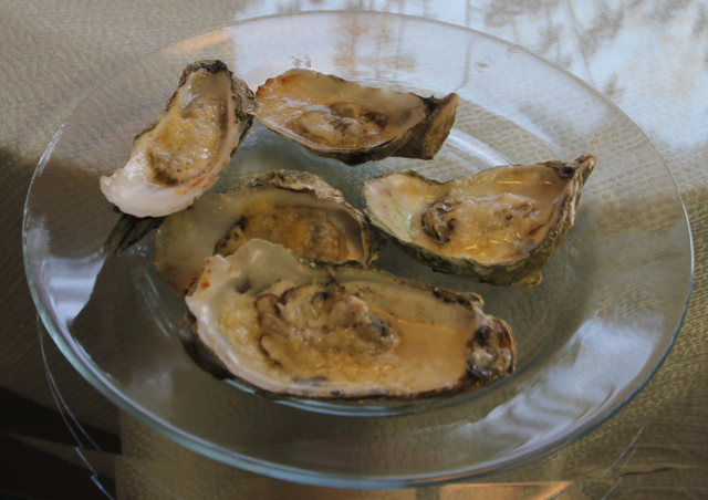 Char-Grilled Oysters with Thyme Butter