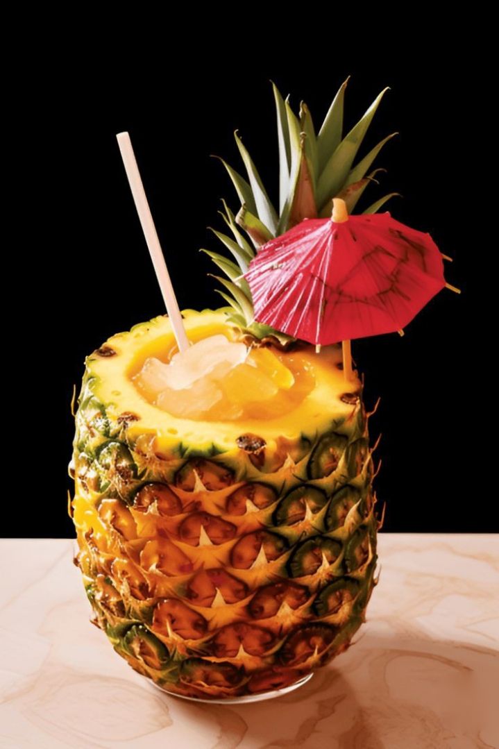 Tropical Pineapple Rum Cocktail