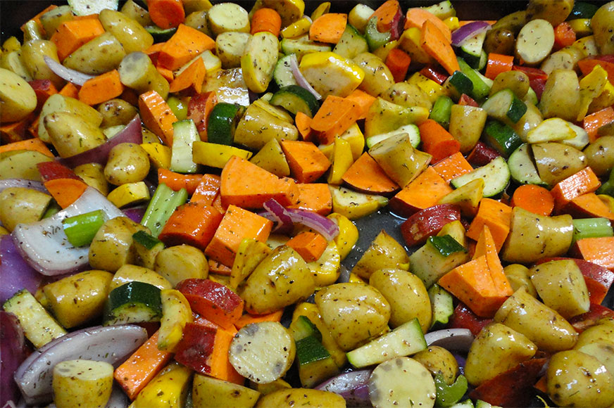 Oven-Roasted Vegetable Medley with Rosemary