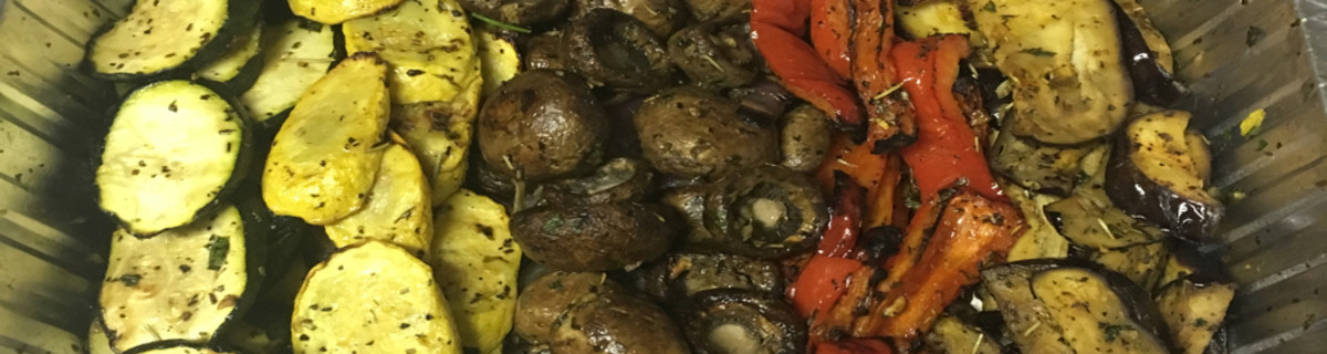 Authentic Greek Grilled Vegetable Platter