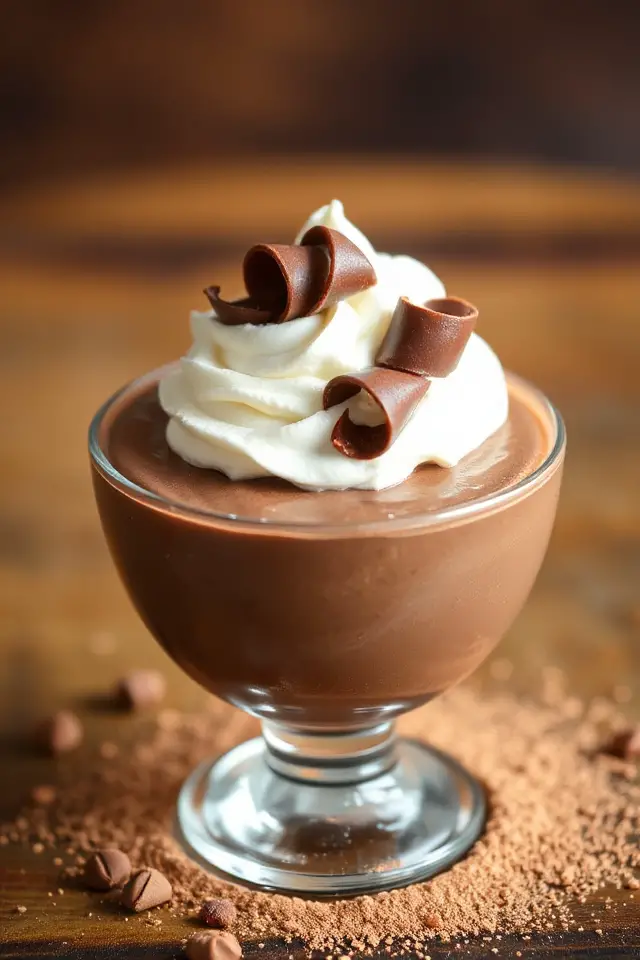 Coffee-Infused Chocolate Mousse