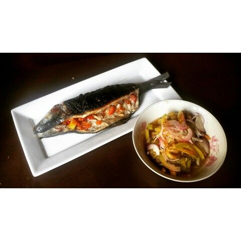 Grilled Milkfish with Calamansi Glaze