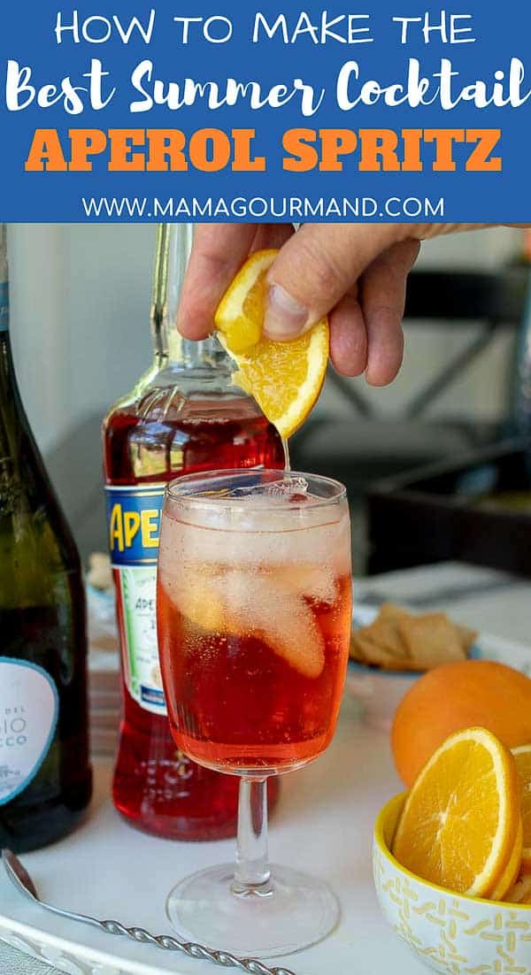 Herb-Infused Aperol Prosecco Spritz