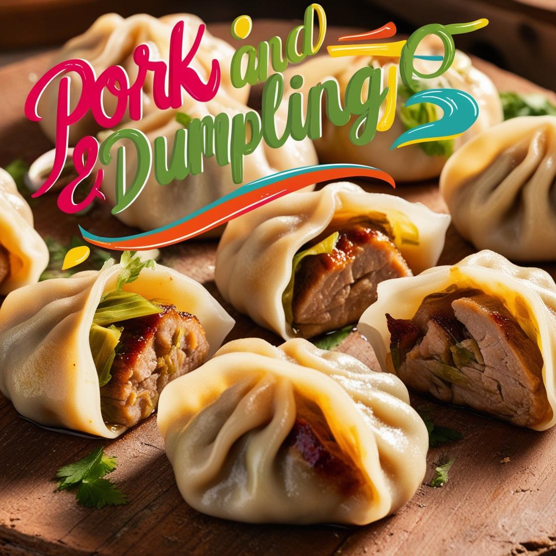 Half-Moon Pork and Cabbage Dumplings