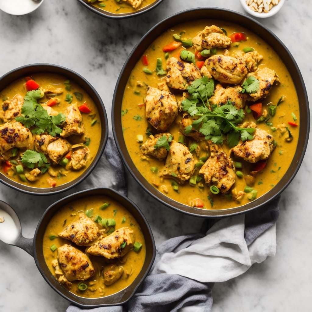Yogurt-Curry Chicken with Cumin and Coriander