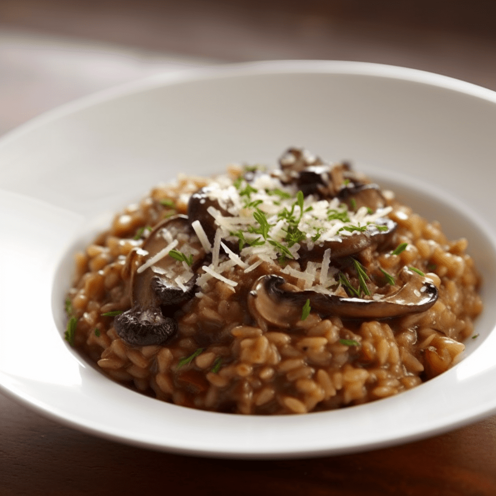 Heirloom Mushroom Risotto with White Wine