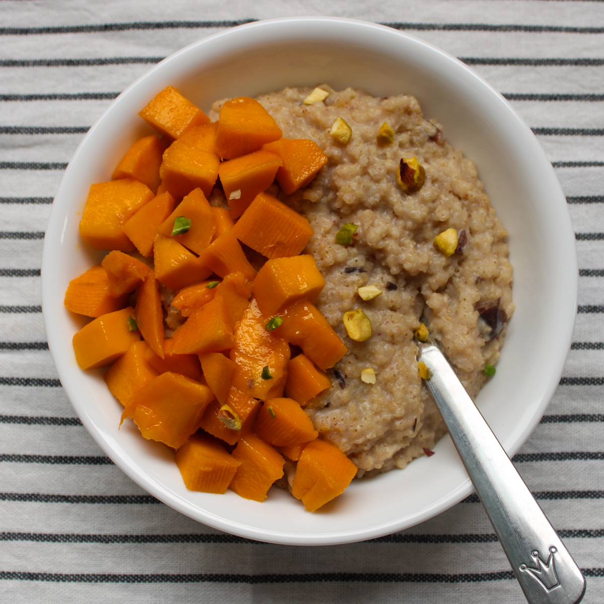 Millet and Mango Breakfast Porridge