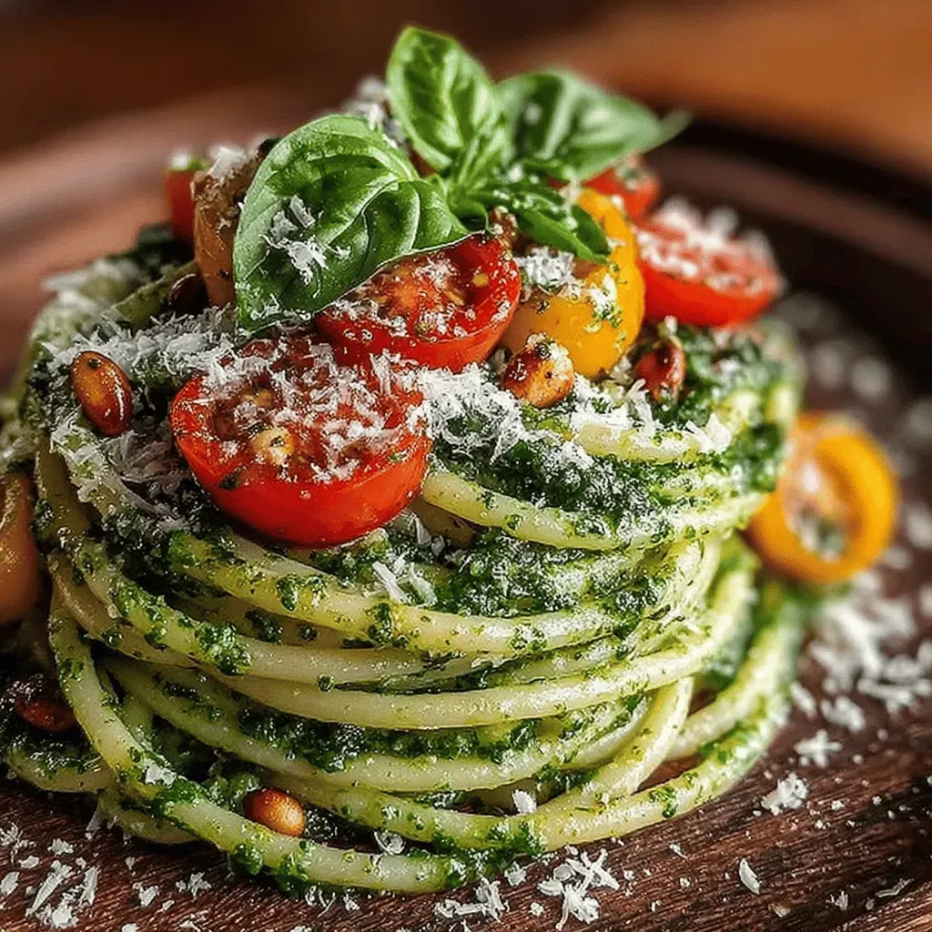 Italian-Inspired Pasta with Fresh Herb Sauce