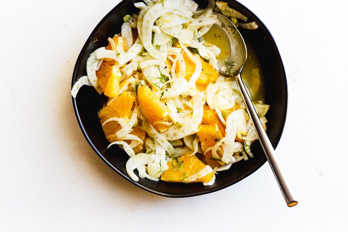 Shaved Fennel and Citrus Salad with Lemon Vinaigrette