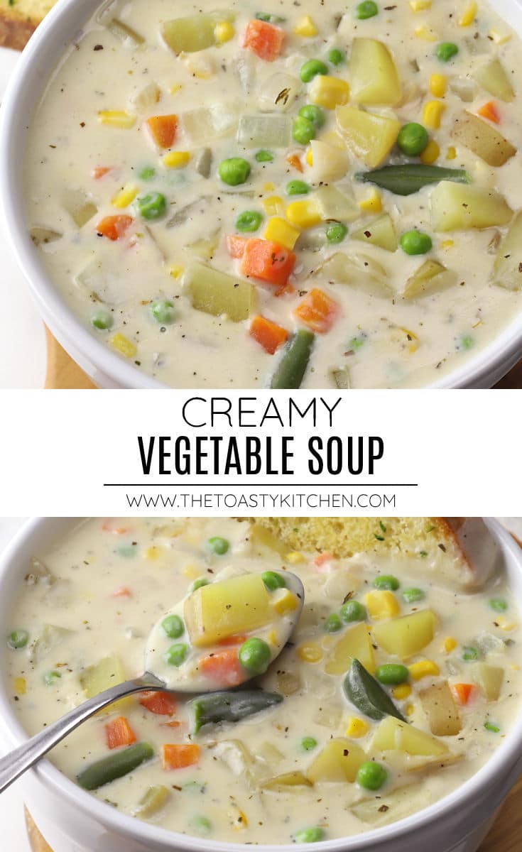 Creamy Broth-and-Milk Vegetable Soup