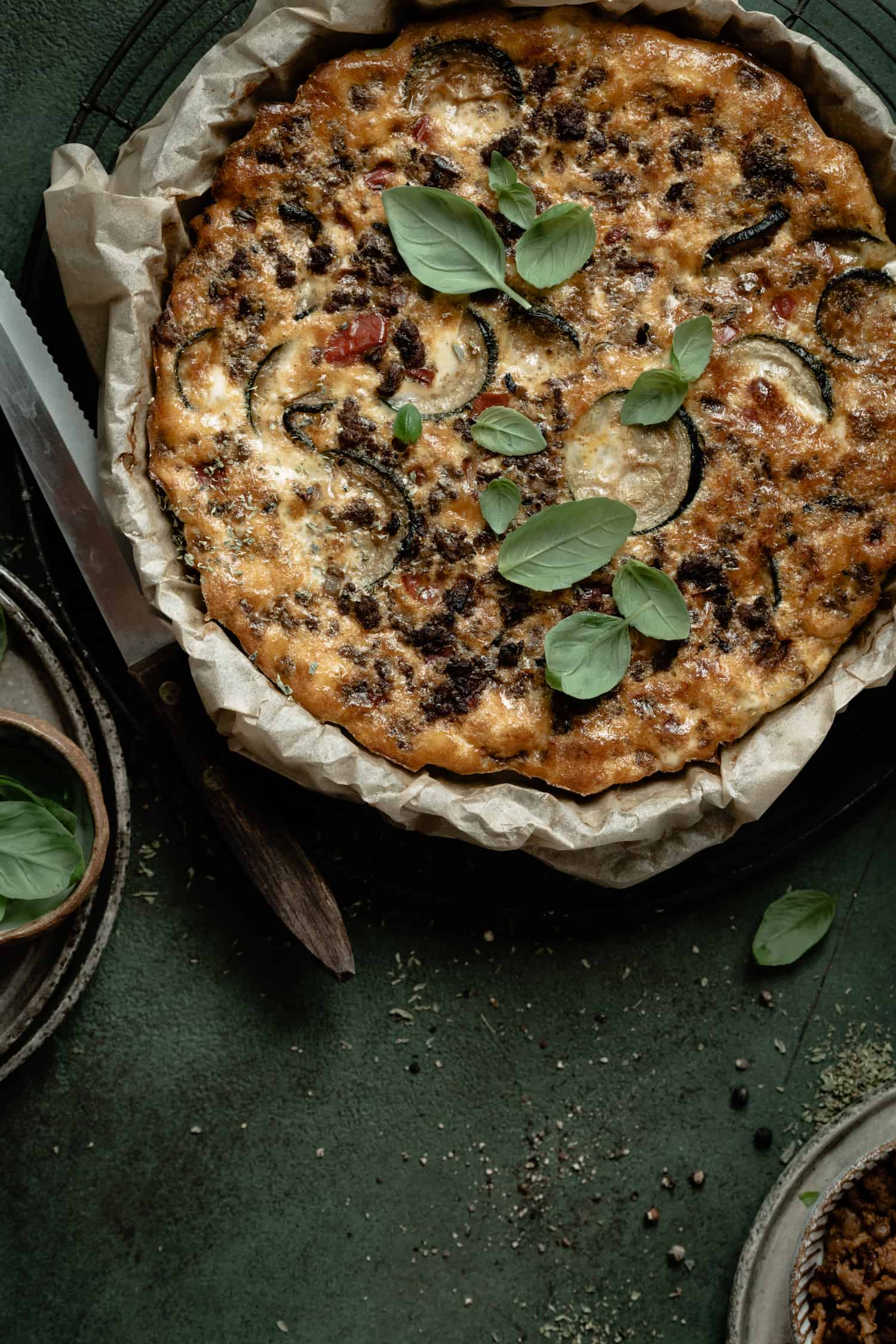Winter Bouquet Quiche