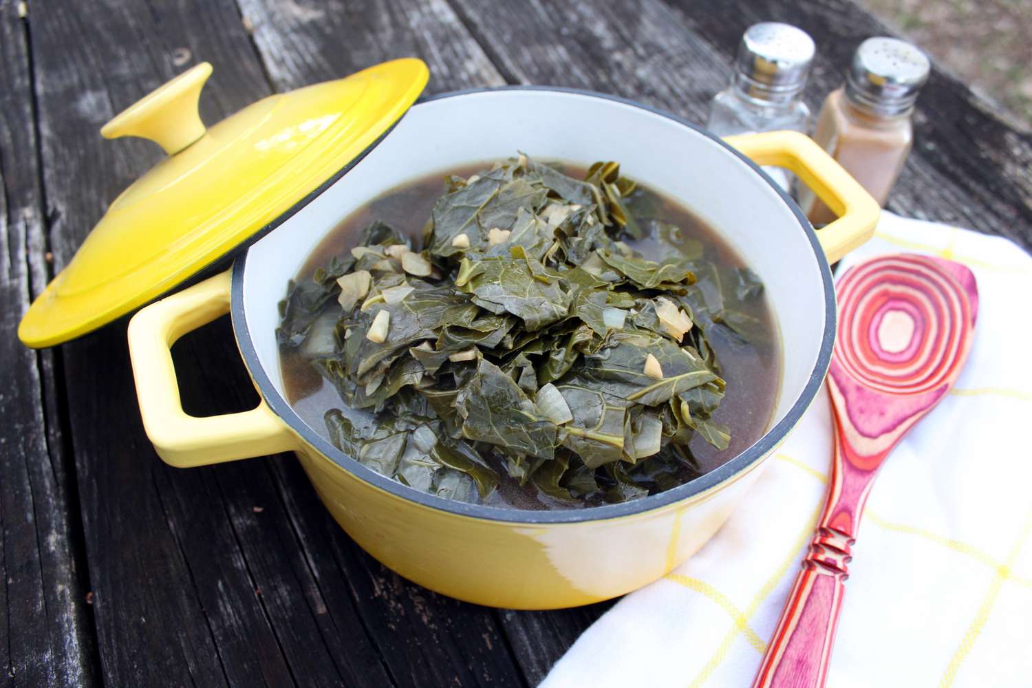 Smoky Tomato-Bean Stew with Collard Greens