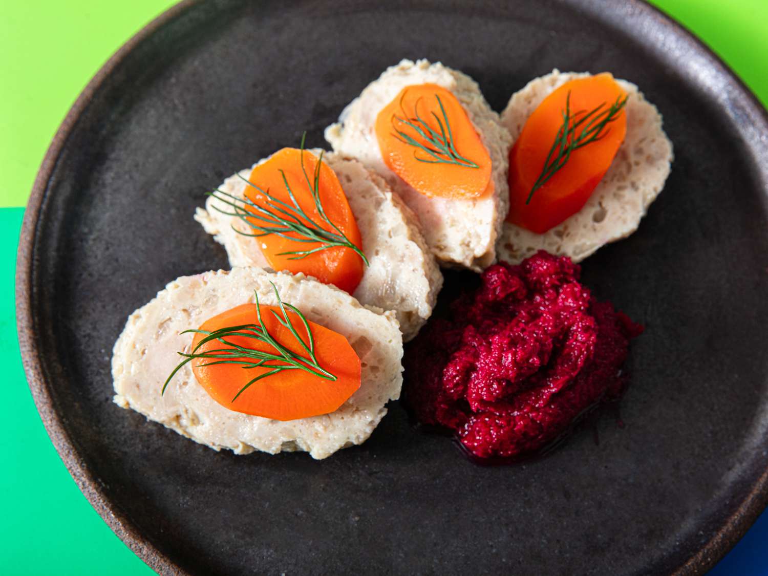 Dill-Poached Gefilte Fish with Lemon