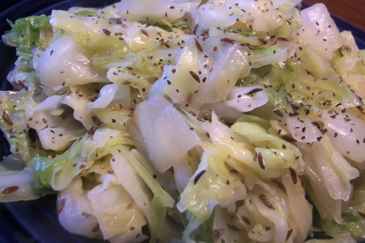 Quick-Fermented Cabbage with Caraway and Ginger
