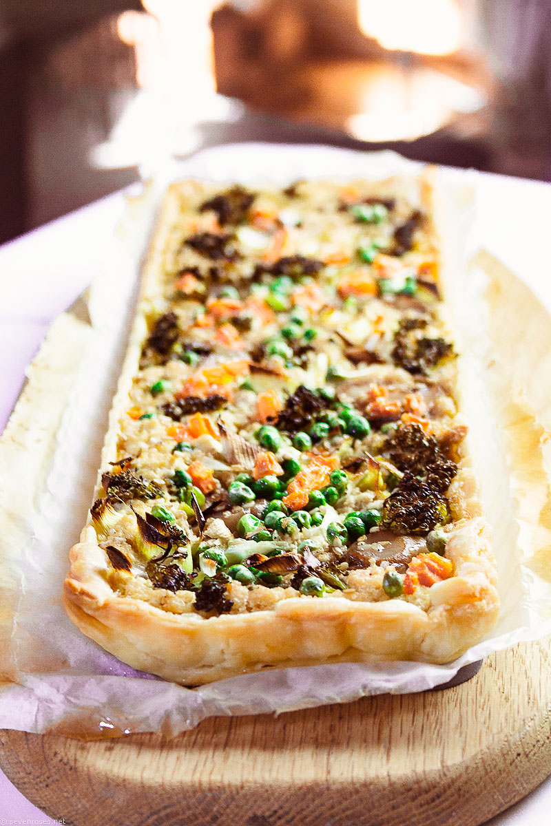 Herb-Roasted Spring Vegetable Tart