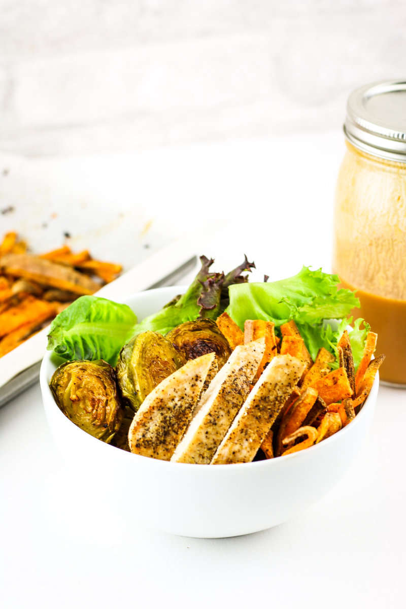 Stir-Fried Chicken and Veggie Bowls