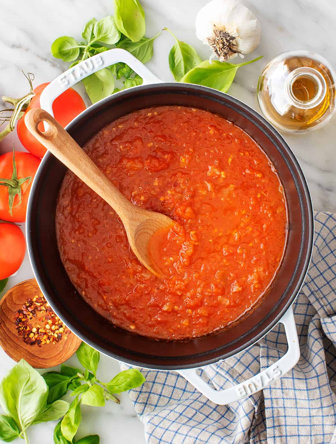 Overcomplicated Tomato Sauce with Overcooked Tomatoes