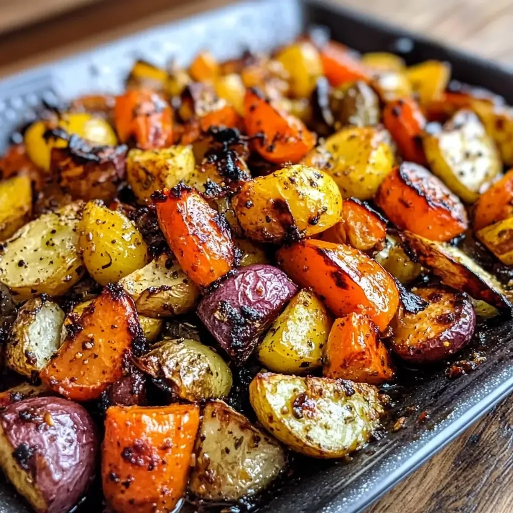 Honey-Thyme Roasted Root Vegetables