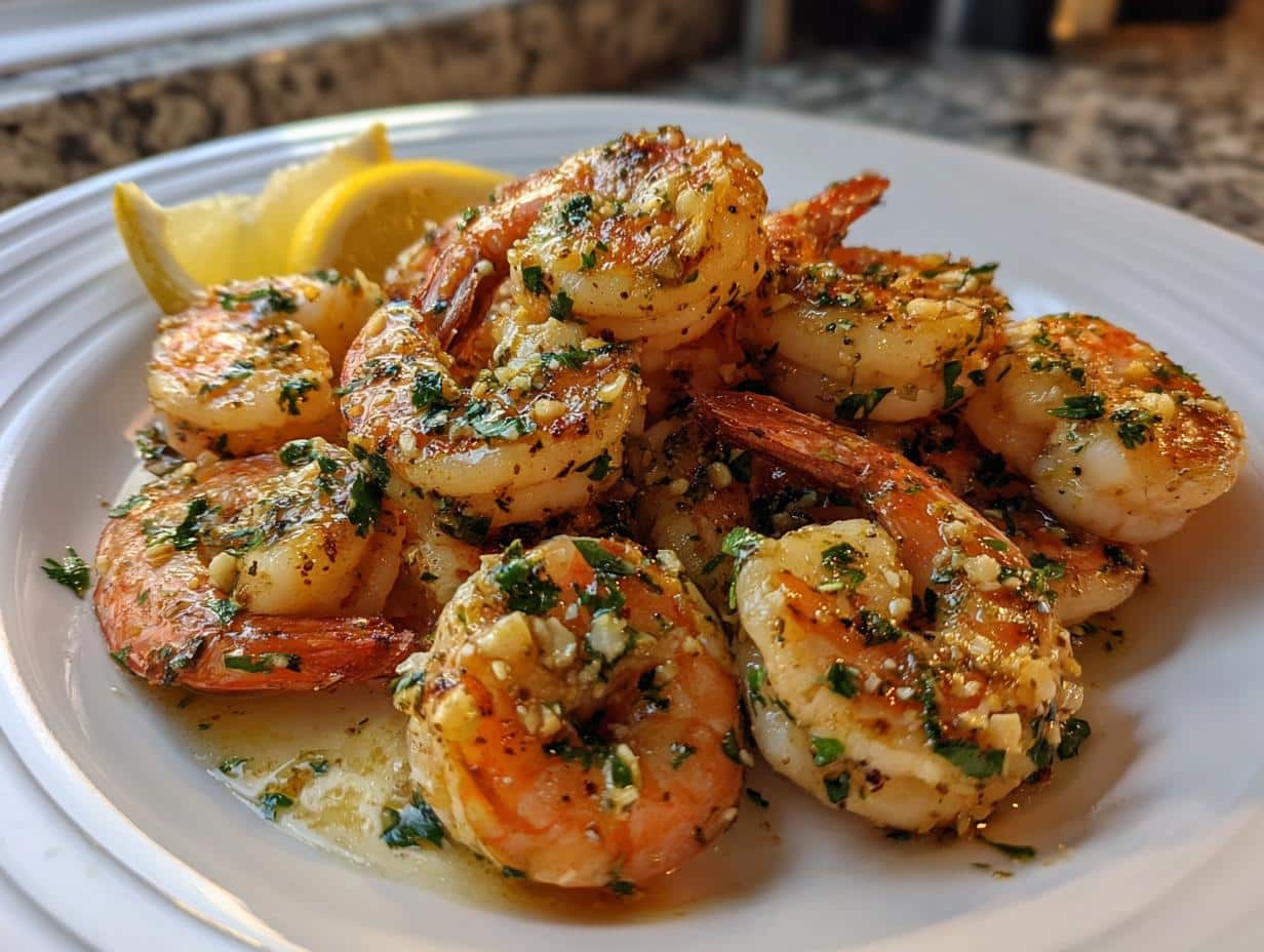 Sautéed Shrimp with Dill and Lemon