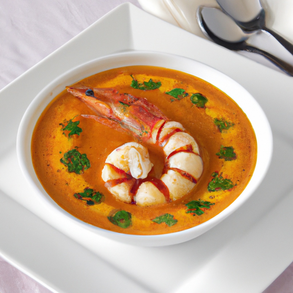 Tamarind Shrimp Soup with Sweet Potato