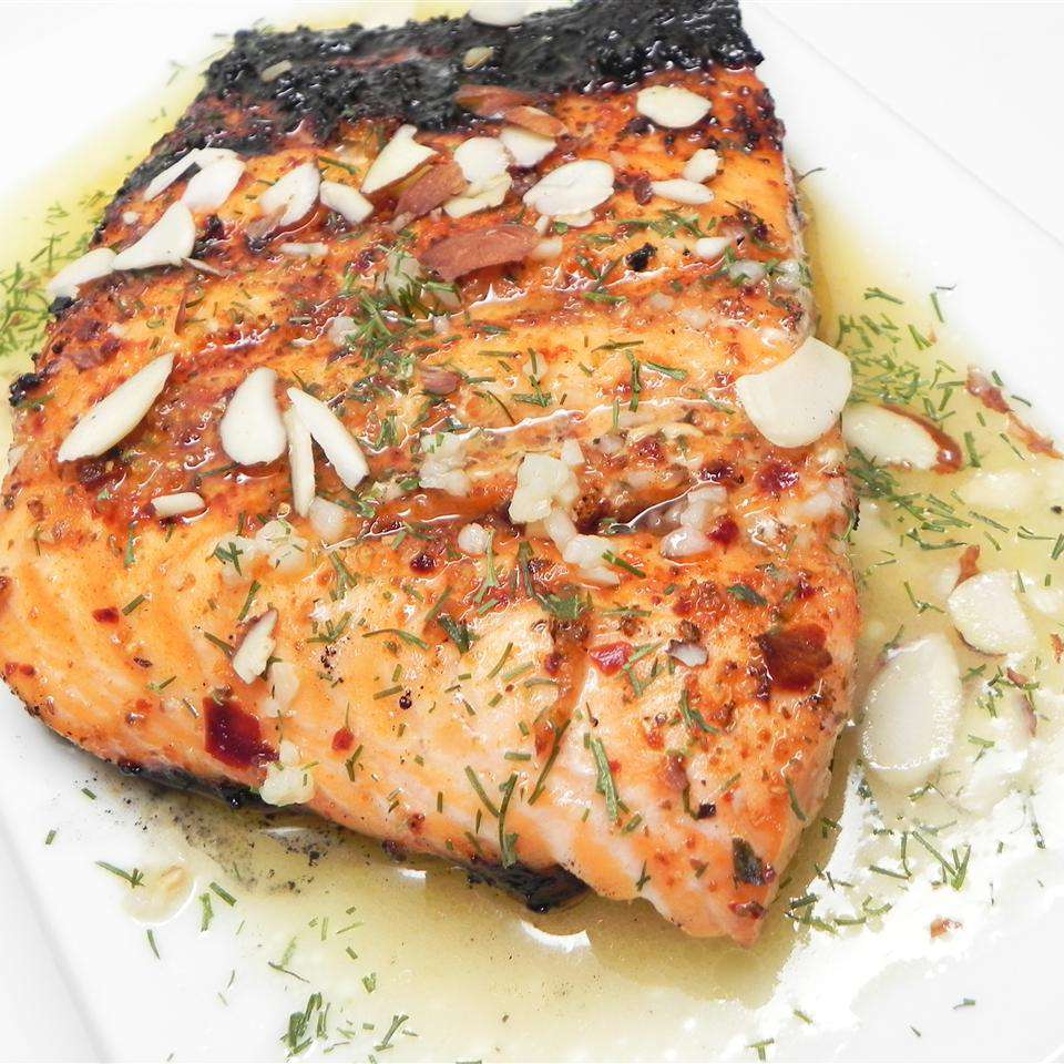 White Tea-Smoked Salmon with Lemon-Dill Sauce