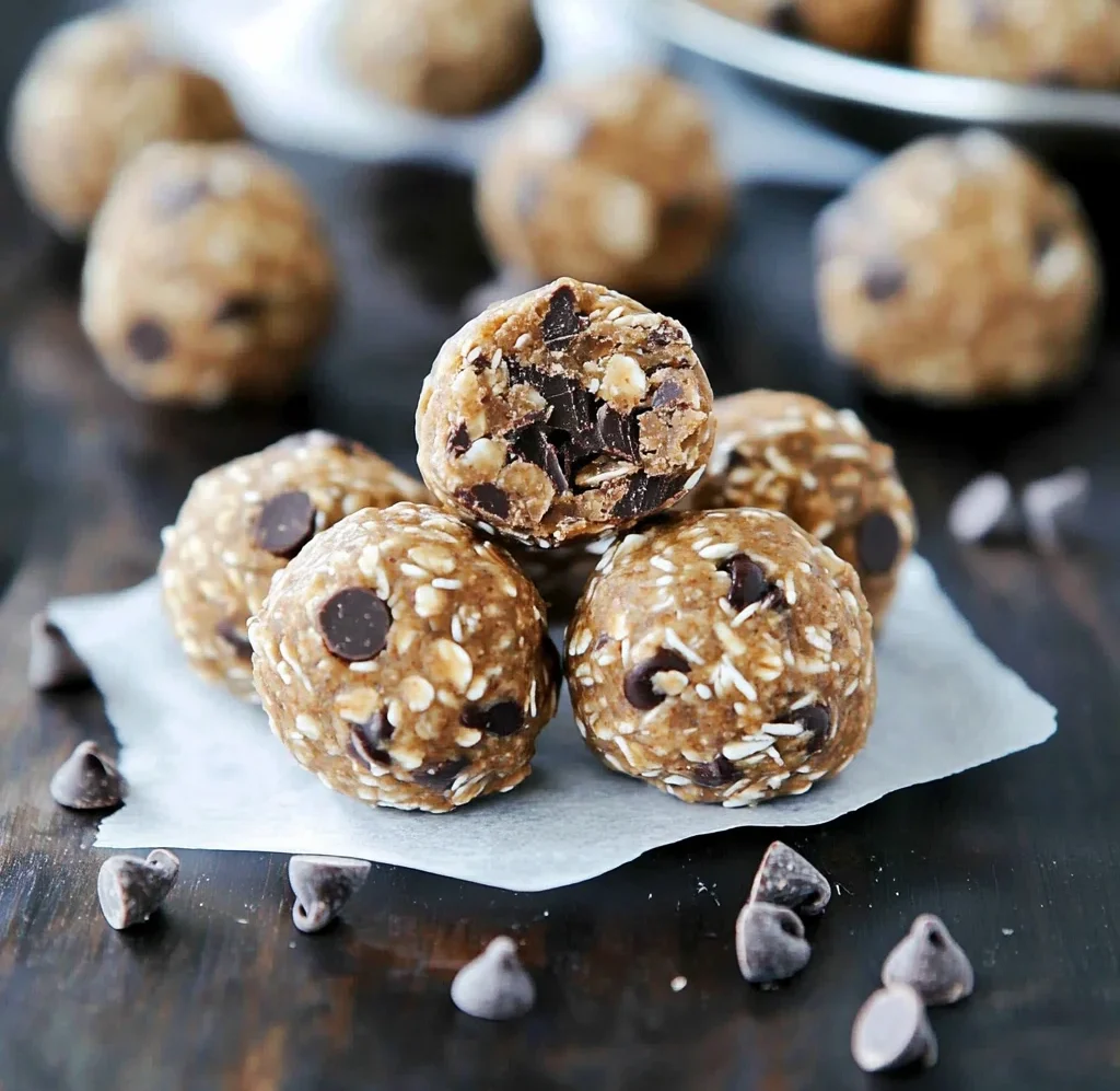No-Bake Oatmeal Chocolate Chip Energy Bites