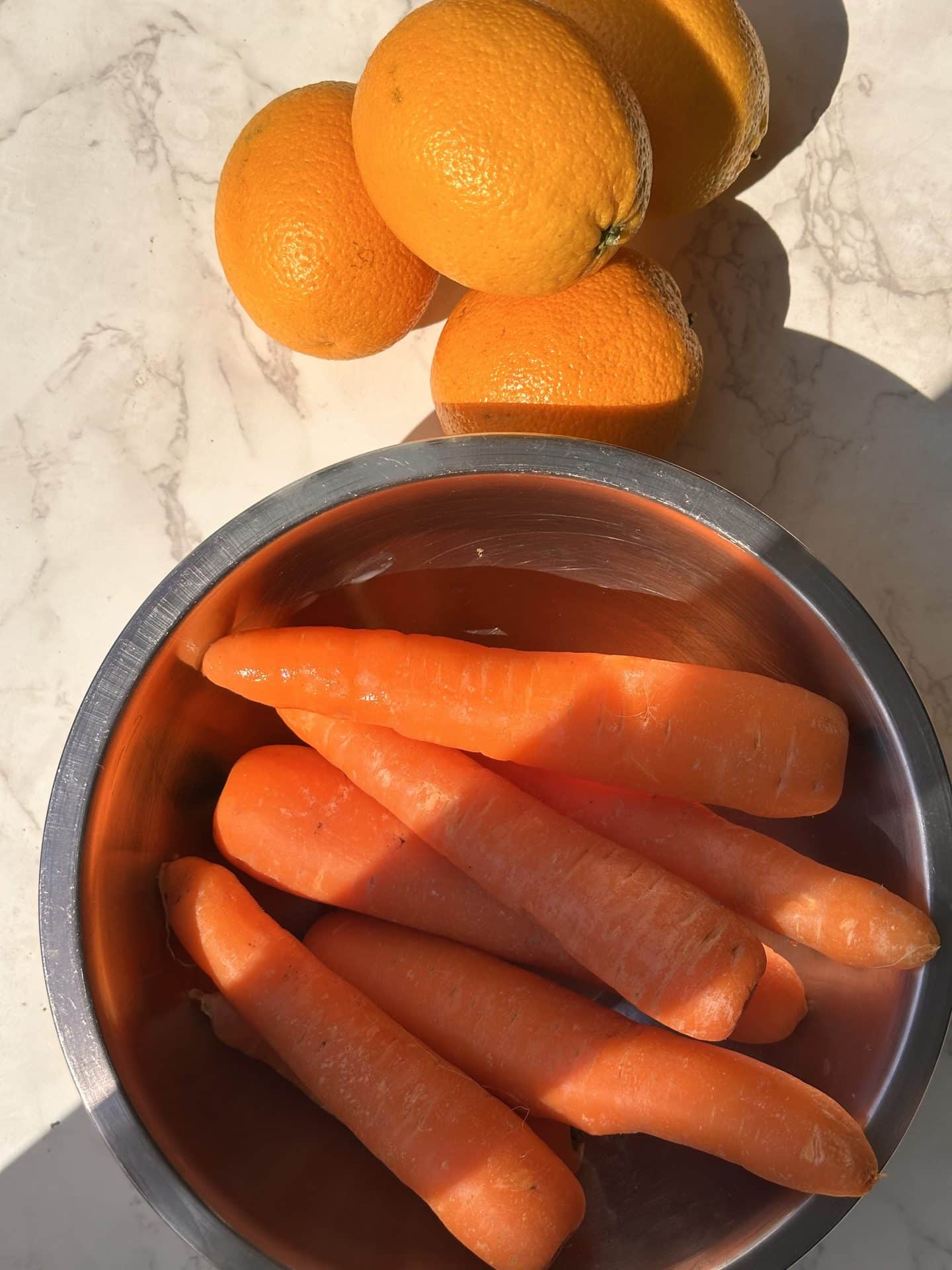 Citrus Veggie Fizz with Carrot and Orange