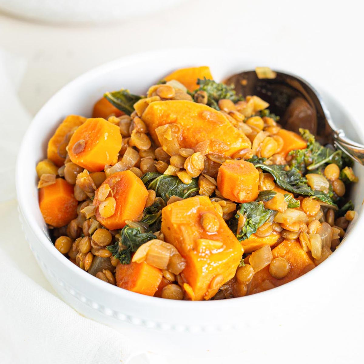 Smoky Chipotle Lentil Stew with Sweet Potato