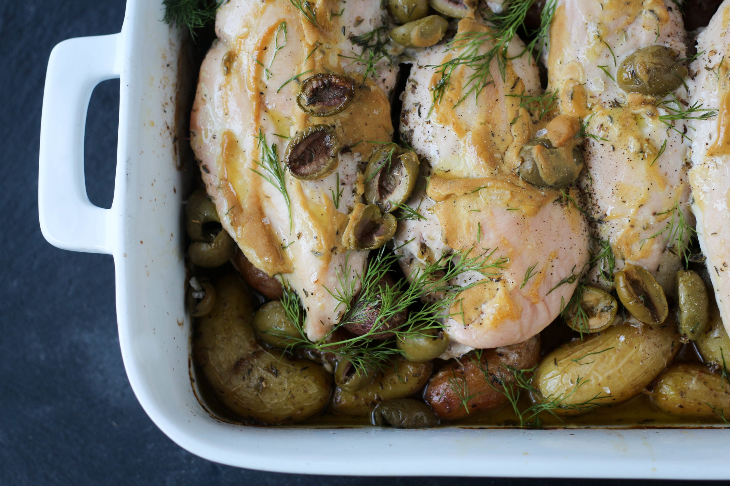 One-Pan Lemon-Dill Chicken with Potatoes