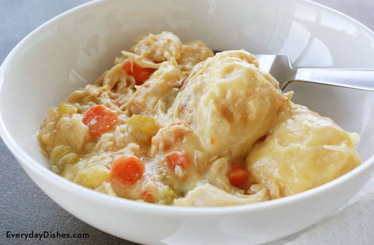 Slow-Simmered Chicken and Dumplings with Callaloo