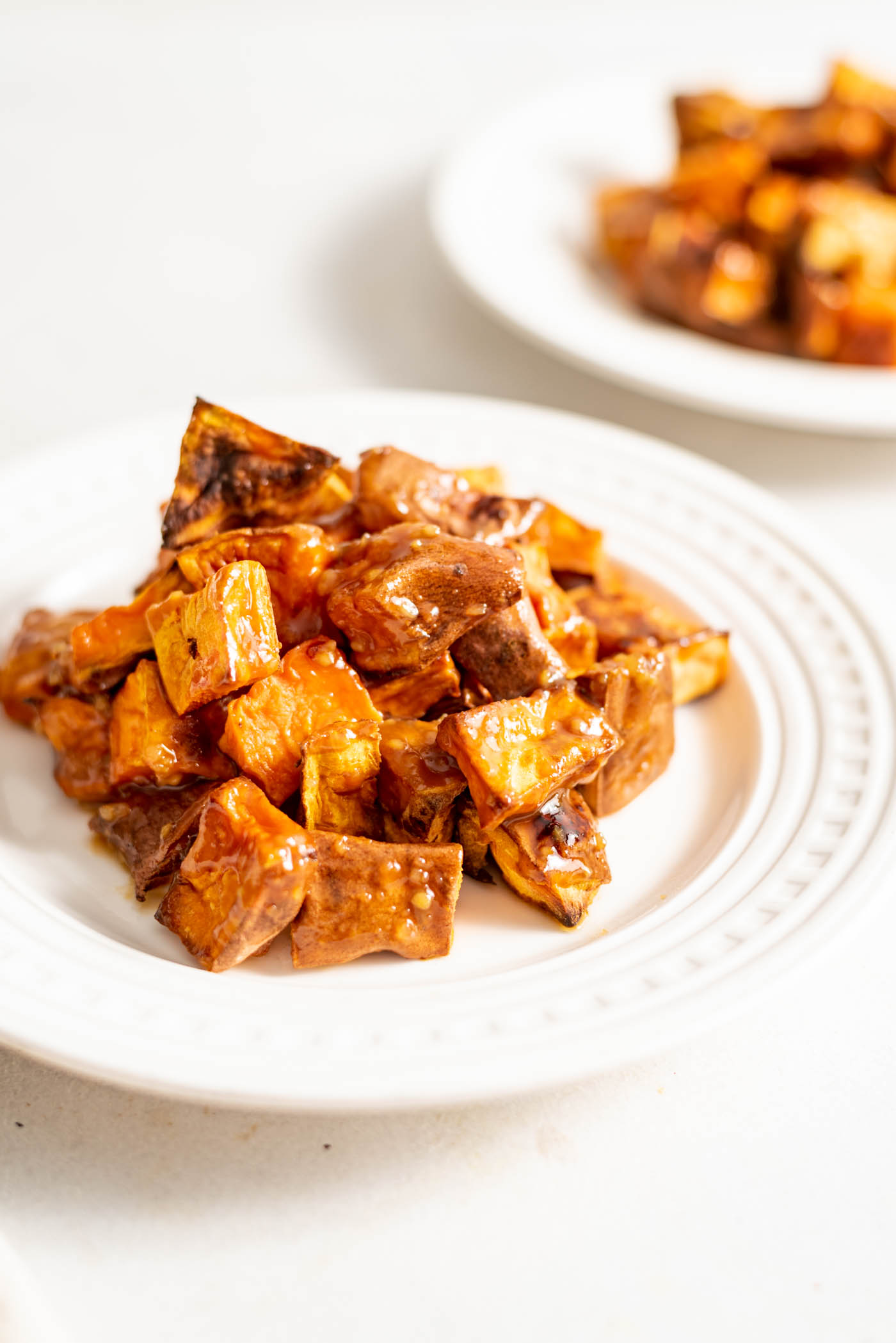 Miso-Glazed Carrot and Sweet Potato Halves